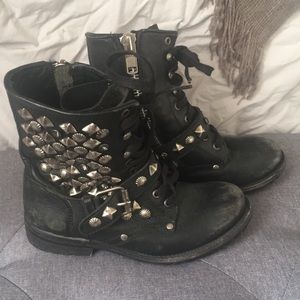 Ash Studded Moto Boots